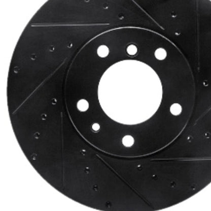 Rotor Set for BMW 540i (1997–2000) | Drilled and Slotted | ALX-PAU-DF-8002-31038-CLA3