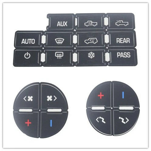 Set of 4 Climate Control Repair Buttons for Tahoe Yukon Sierra Acadia Enclave (XL-AC01)