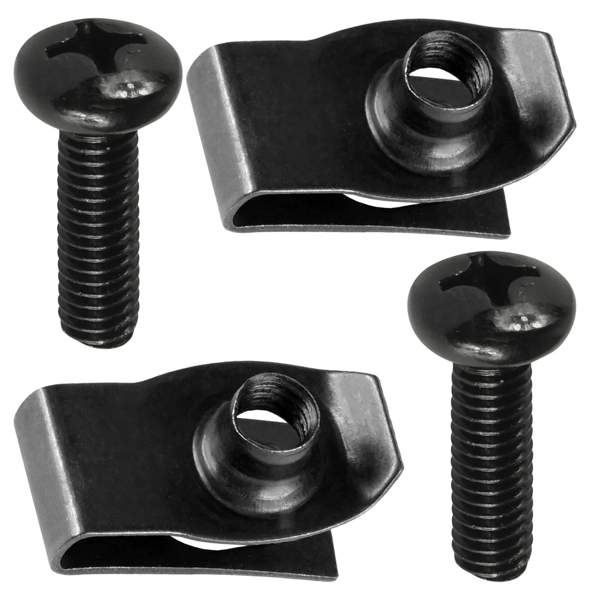 Set of 4 Cylindrical Head Screw Bolts & U Nut for John Deere (BL1632+NU1032)