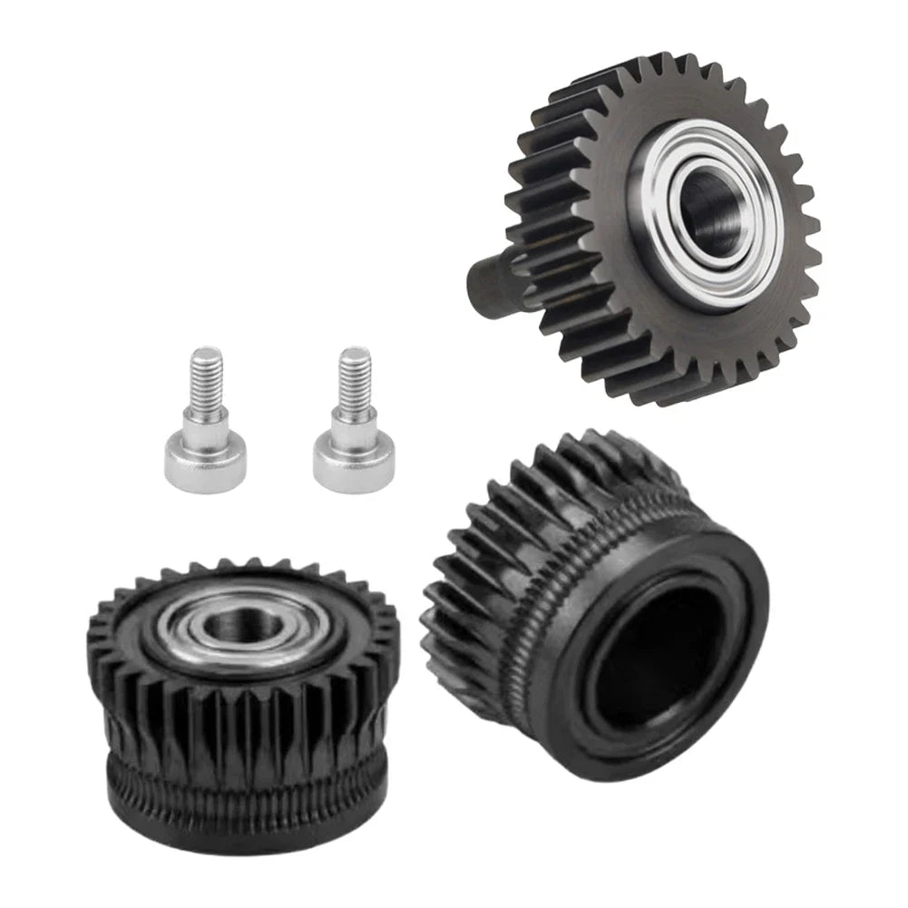 Stepper Motor for Extruder Gear (Hardened Metal, V-shaped Groove)