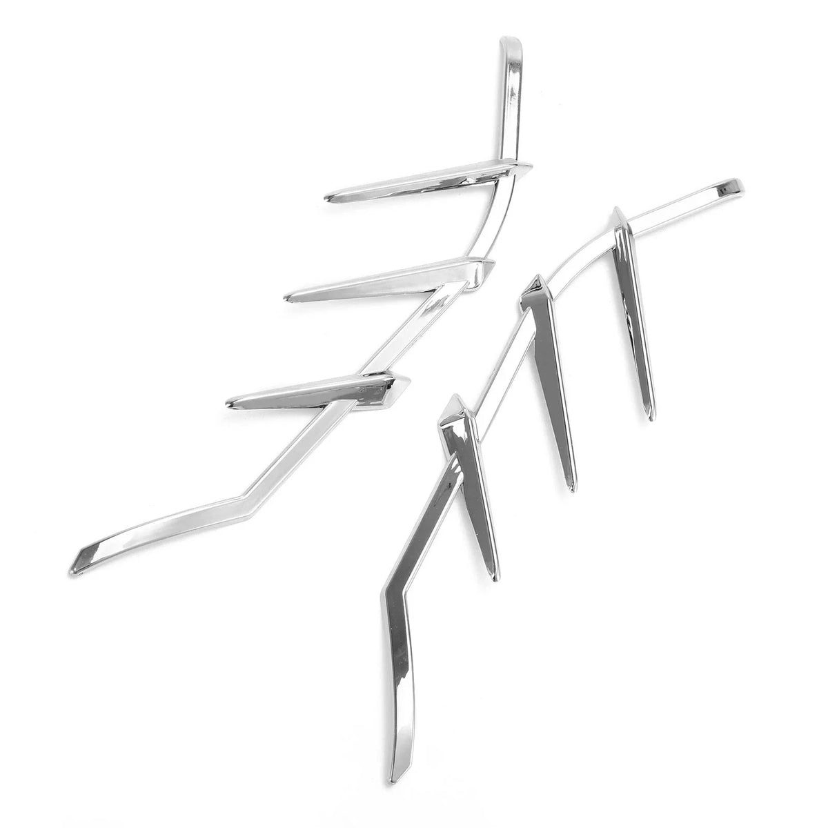 Chrome Mid-Frame Air Deflectors Trims for Road Street Electra Glide (2009–2023) #8