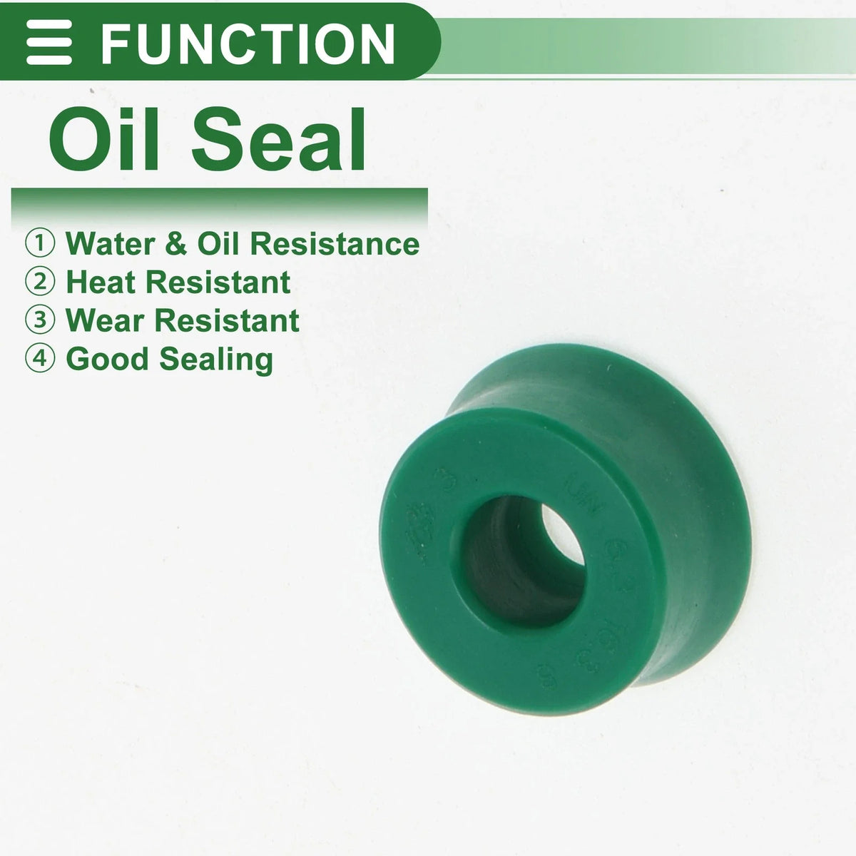 Set of 5 Oil Seal Ring Rotary Shaft Seal 6.3x16.3x8mm High Pressure