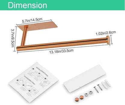 Premium Paper Towel Holder for Kitchen (Under Cabinet)