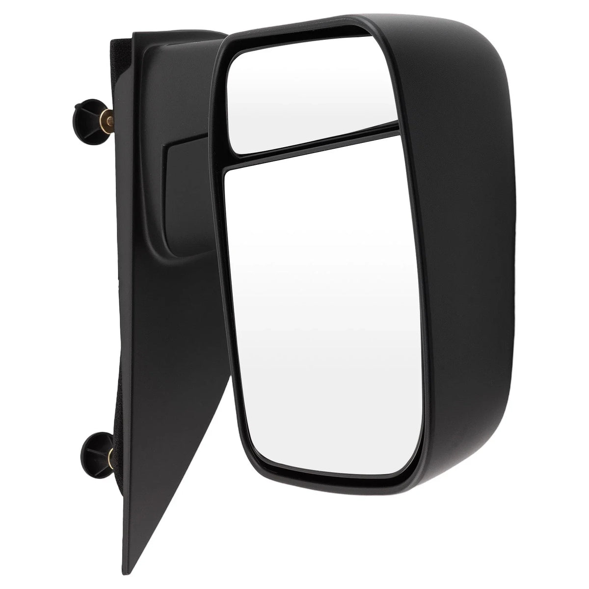 Left Side Mirror Manual Fold for Ford E-150 (2003–2013) Black ABS