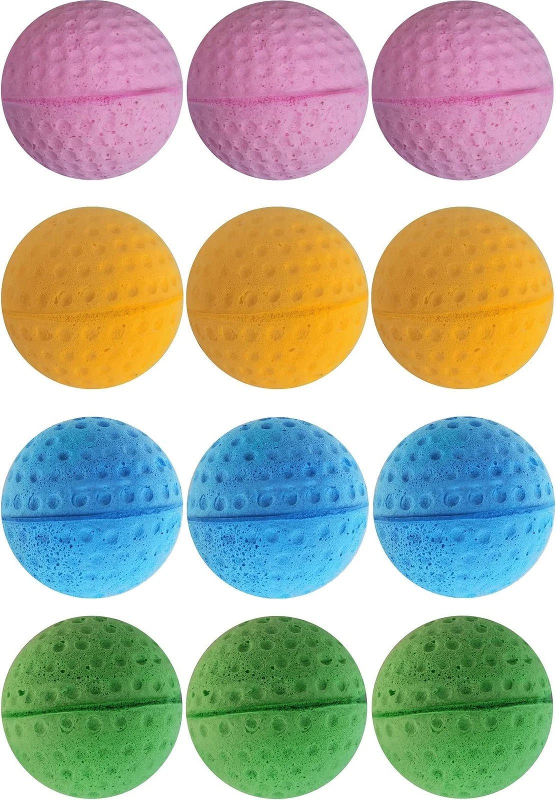 12X Foam Soccer Ball Toy for GINFH (Mixed Colors)