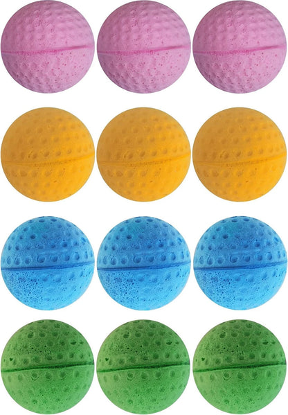 12X Foam Soccer Ball Toy for GINFH (Mixed Colors)