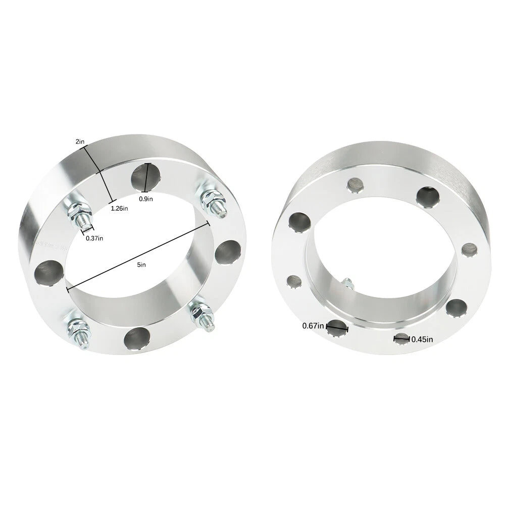 4X Wheel Spacers 4x156 2" for Polaris Sportsman