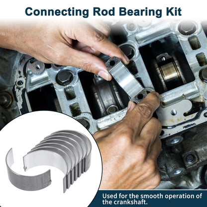 Set of 8 Connecting Rod Bearings for Toyota  No.1304154040