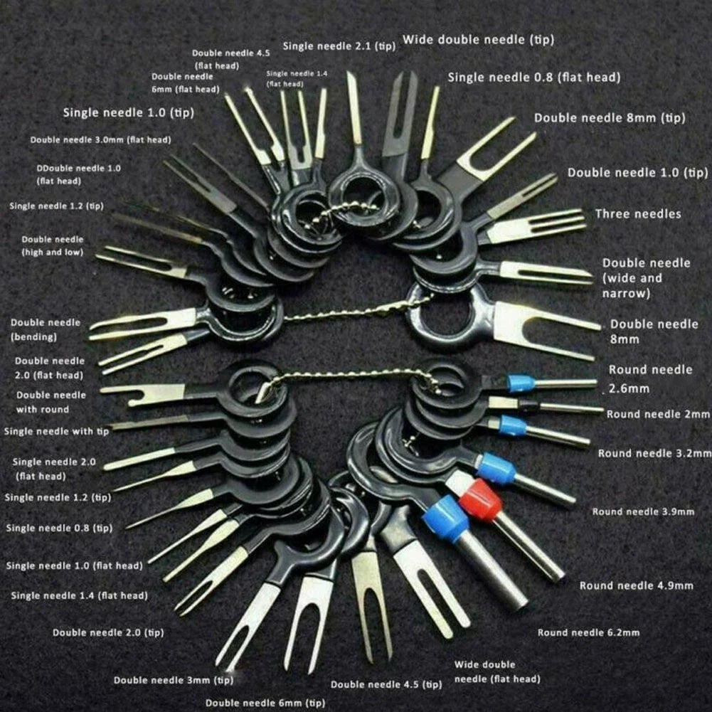 Crimp Terminal Removal Tool Connector Pin Kit for Automotive