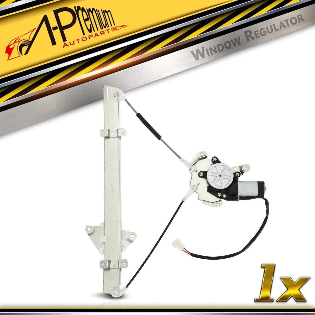 Front Left Power Window Regulator w/ Motor for Mitsubishi Mirage (MB546635, 741-934)