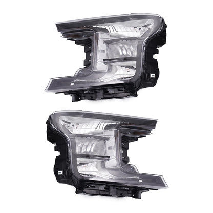 Headlight Lamps for Ford F150 (2018–2020) Black Housing Clear Corner