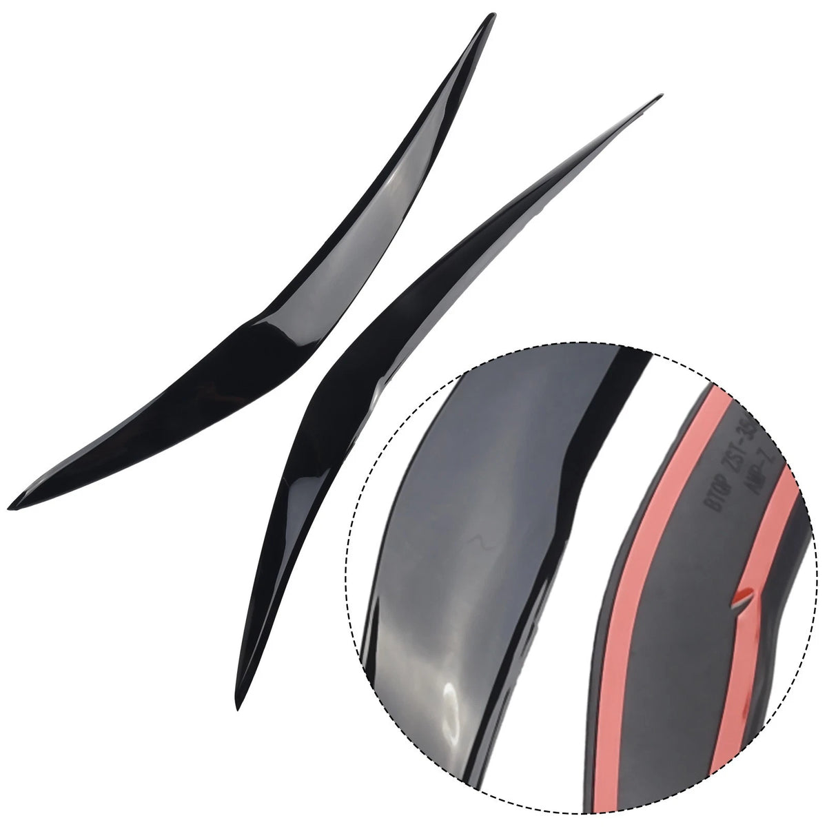 Chrome Headlight Eyelids Trim Cover for Car Styling