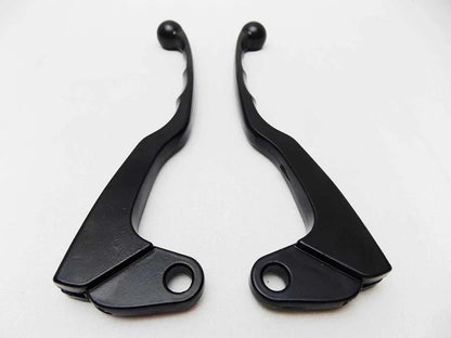 Black Forseti Front Brake & Clutch Lever Set for Yamaha DT400 (77-81)