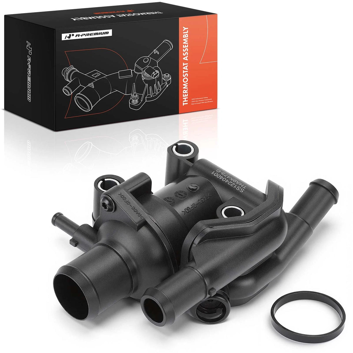 Engine Coolant Thermostat Housing Assembly for Ford Focus Mk1 (1998–2005) XS4G9K478BD