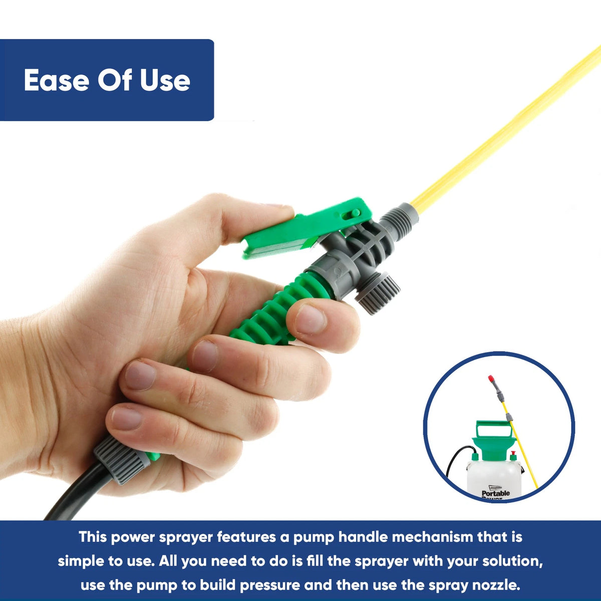 5L Portable Pressure Washer Power Pump for Car Garden (SWPW3)