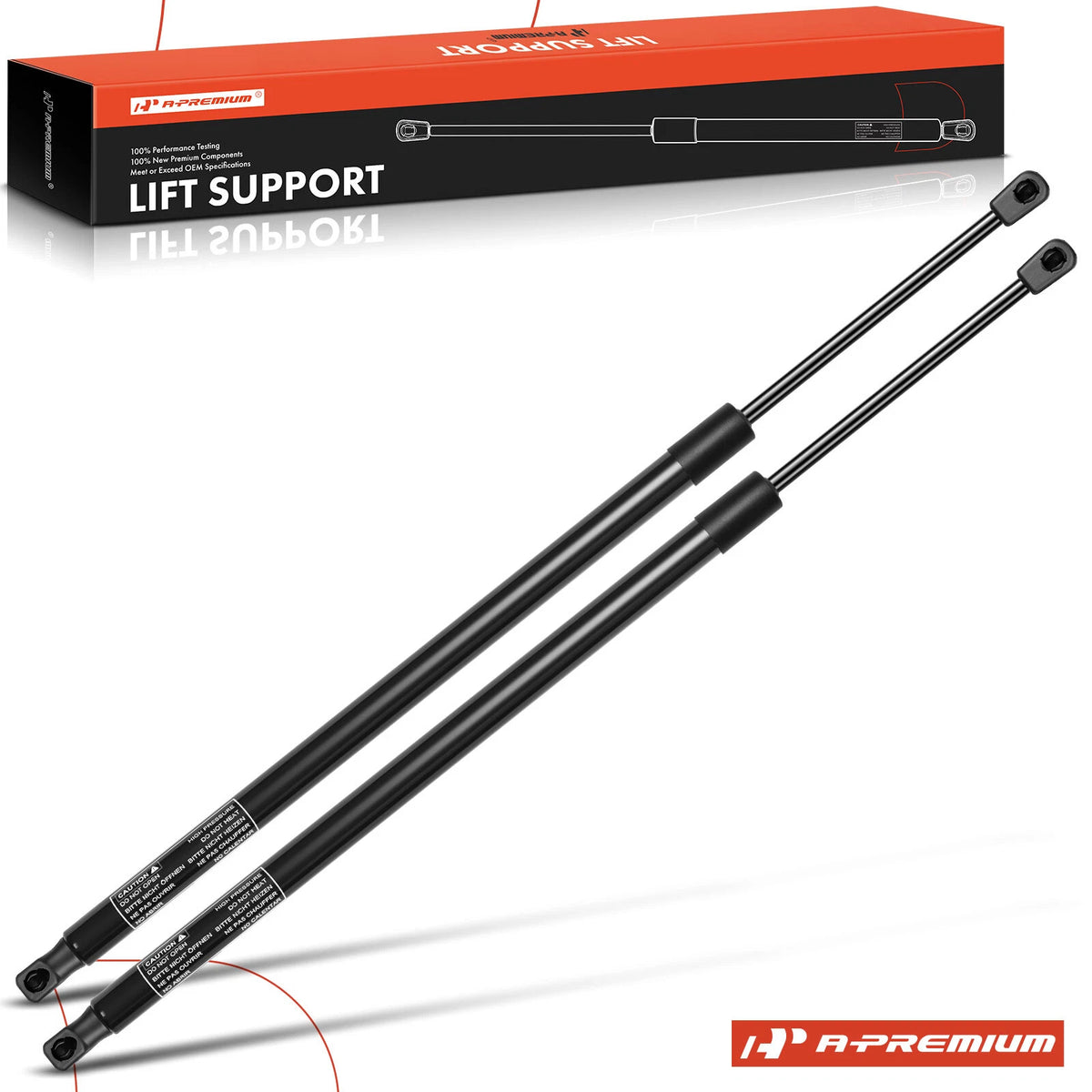 2X Rear Tailgate Lift Supports Shock Struts for Chevy Tahoe (2015–2020) - 22792139, 22792140, 84183515, SG230141