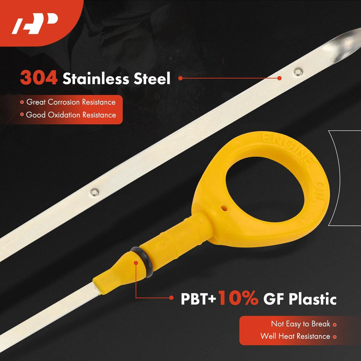 A-Premium Engine Oil Dipstick w/ Seal for Toyota Prius (2001–2009) 1530121020, 921-139