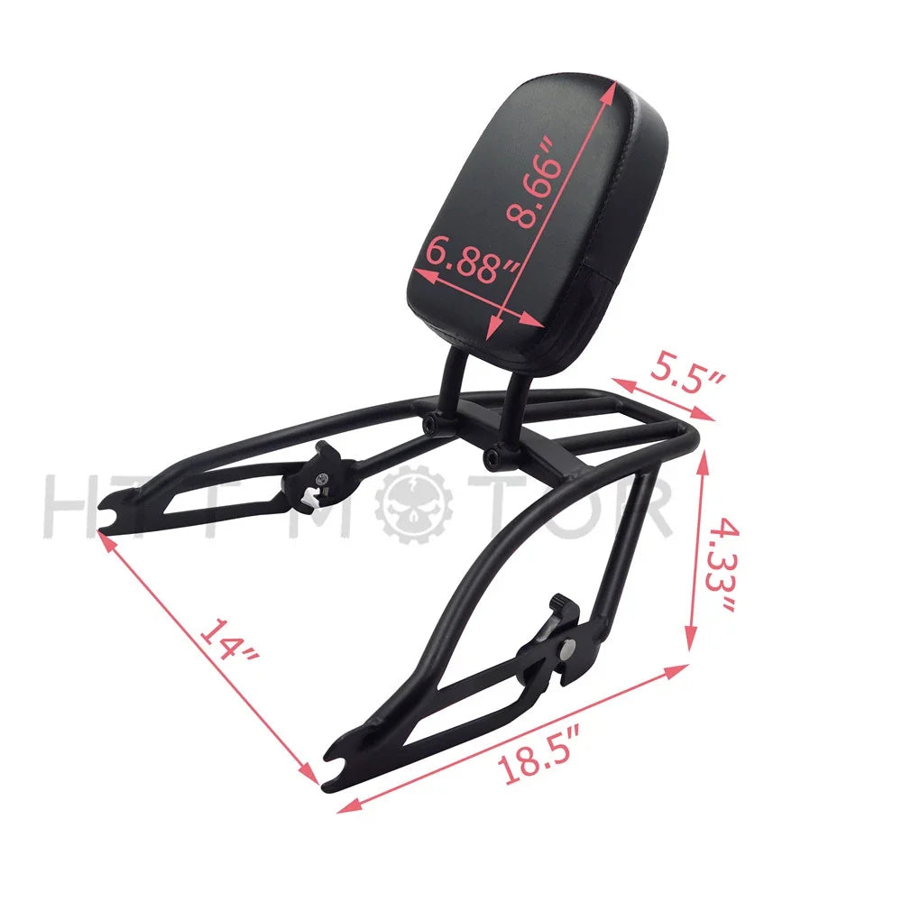 Sissy Bar Backrest & Luggage Rack for Harley Street XG500 XG750 (2015–2017)