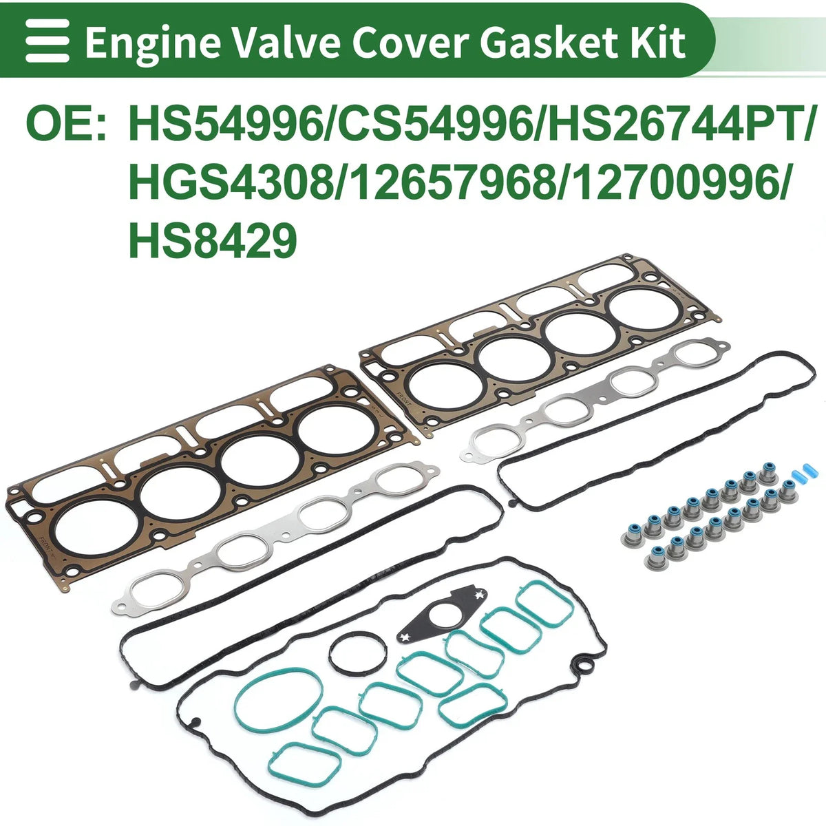 Engine Valve Cover Gasket Kit for Chevrolet Tahoe 5.3L (2015–2020)
