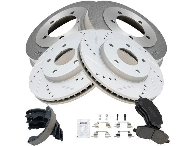 Set of 4 Brake Pads for Mitsubishi Galant (2001–2003) 94634GPXP