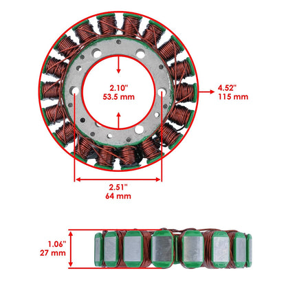 Stator & Gasket for Honda Foreman 500 4X4 TRX500FPE (2007–2011) SC4926ST256DM