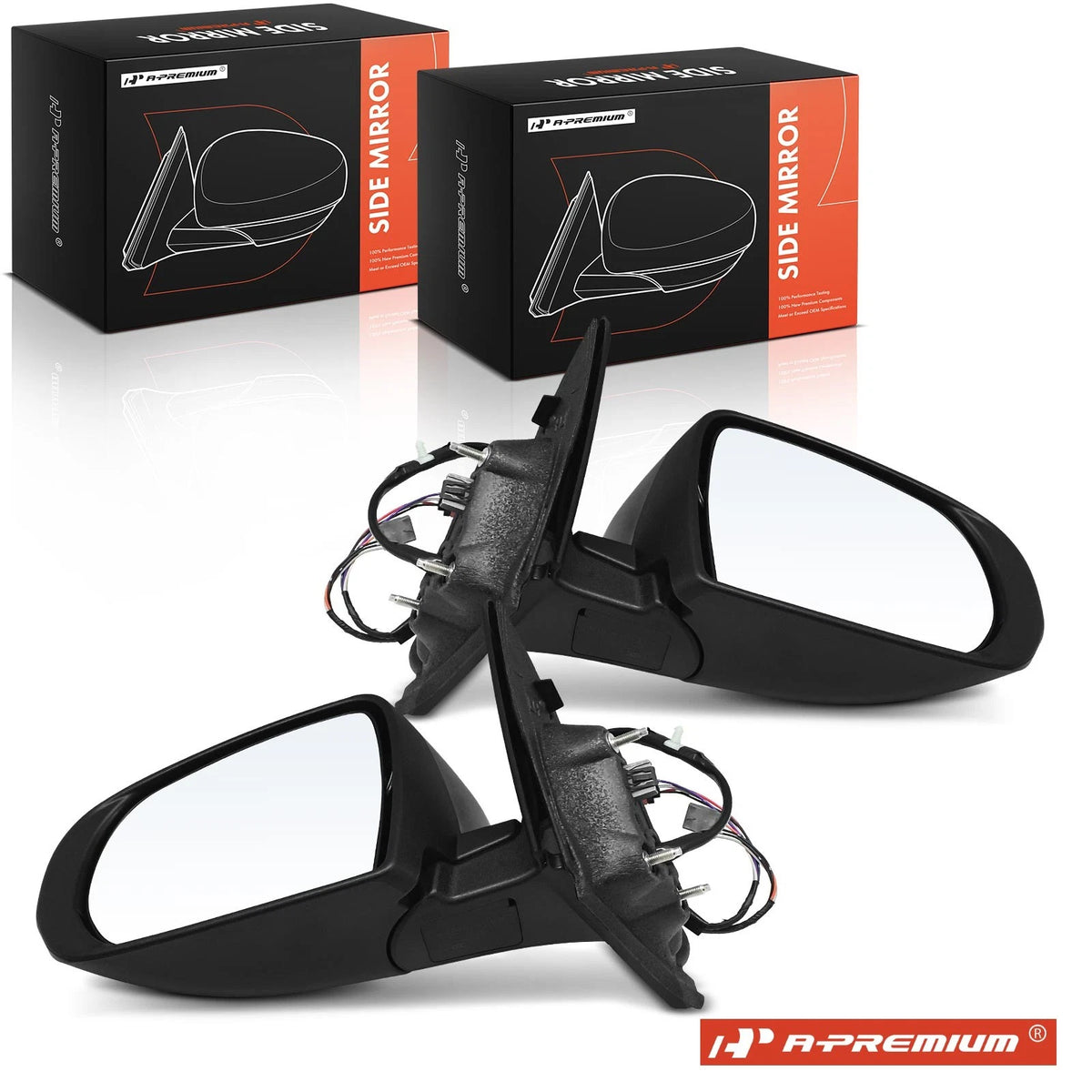 2X Power Mirrors for Jeep Compass (2017–2023) - 68365142AA, 6LL30DX8AA