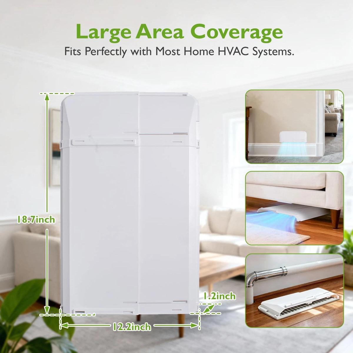 Air Vent Extender for Under Furniture, Floor Deflector (2010–2023)