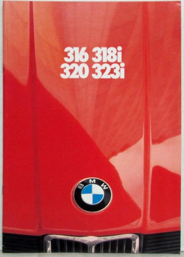 Sales Brochure for BMW 316 318i 320 323i (1980)
