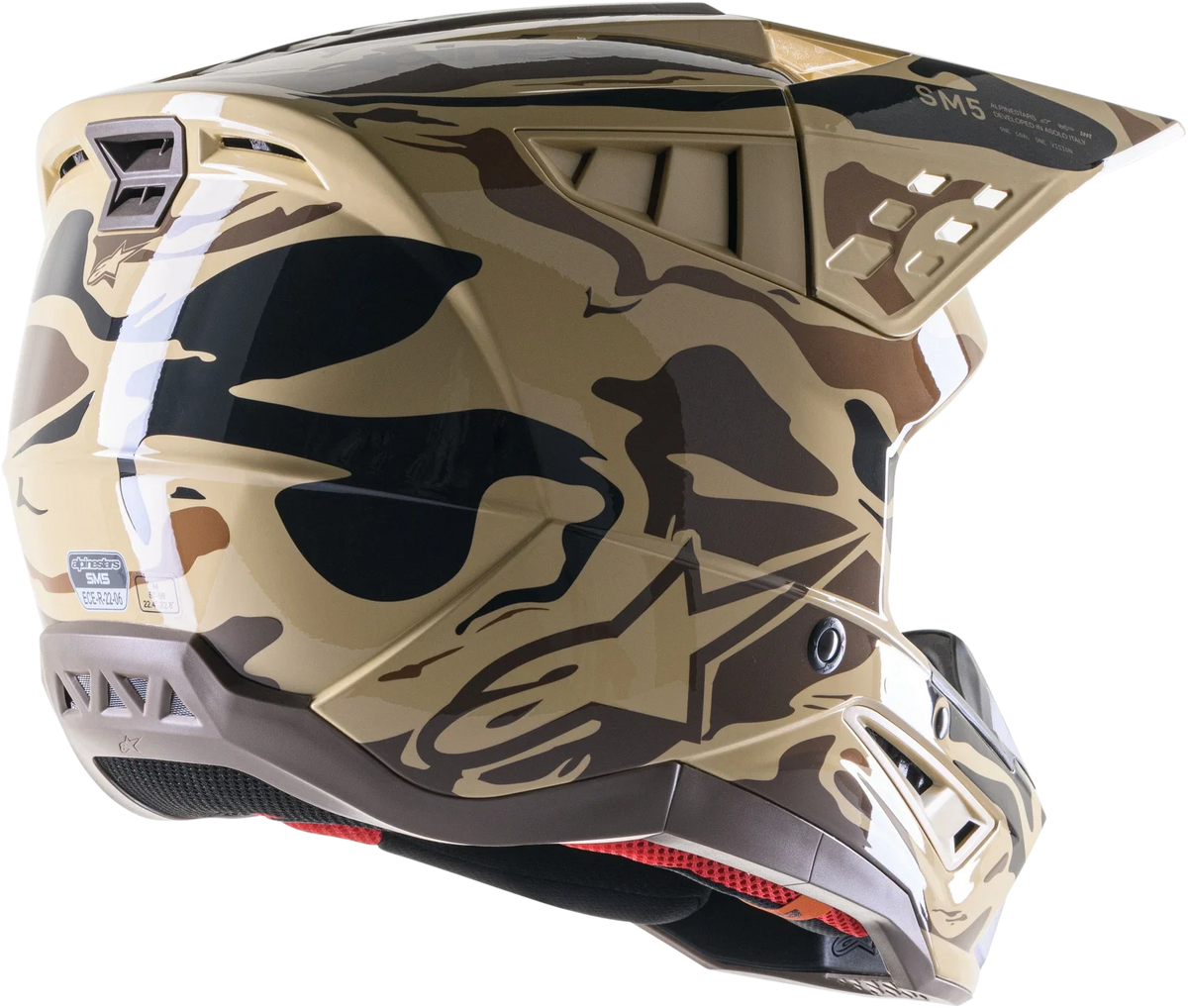 Alpinestars S M5 Helmet for Offroad (X-Large) DOT & ECE Certified