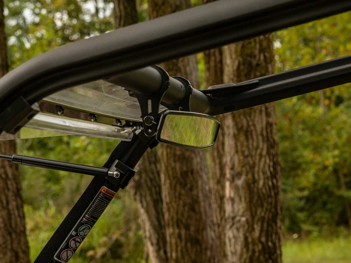 17" Curved Rear View Mirror for Hisun Sector/Strike (1.875" Clamps)