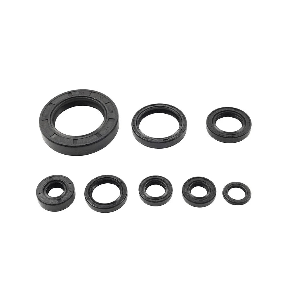 8 x Engine Oil Seal Kit for Honda CR250R CR500R (1988-2001)