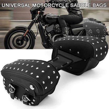 2X Side Saddle Bags for Harley Fatboy Heritage Softail Classic