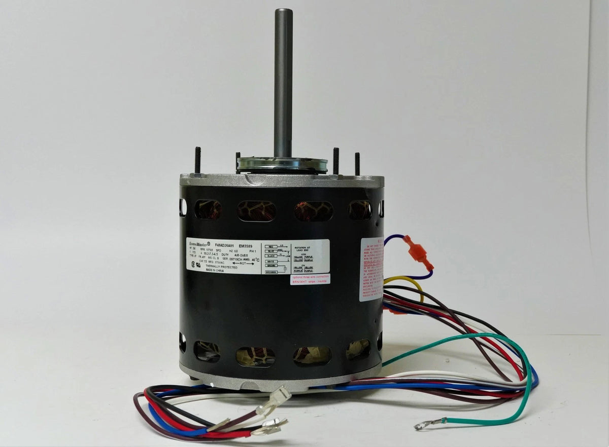 Air Handler Blower Motor for HVAC 3589 3/4 HP 1075/3 RPM 115V 48 Frame