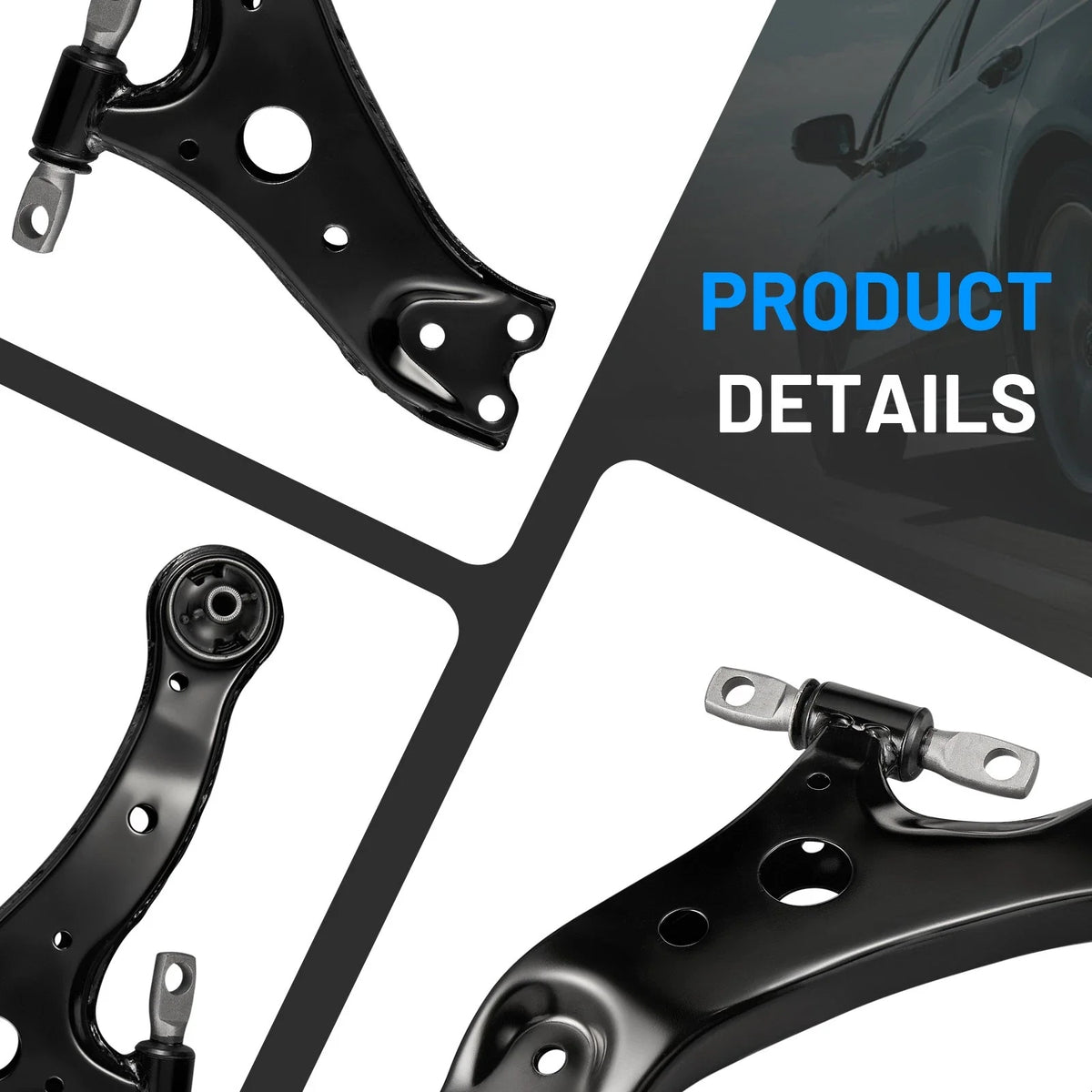 Front Lower Control Arm Ball Joints & Tie Rods for Toyota Camry Solara Lexus ES330 (2004–2006)