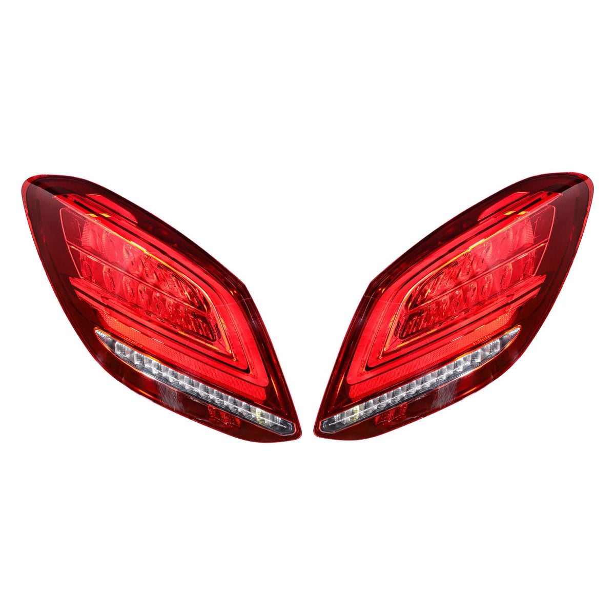 Set of 2 LED Tail Lamps for Mercedes Benz W205 C-Class (2019–2021) BCK97955K