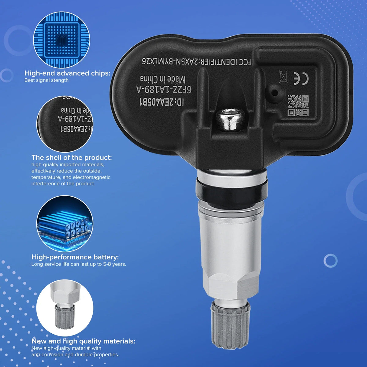 Tire Pressure Monitoring Sensor Kit for Ford F-150 (2006–2008)