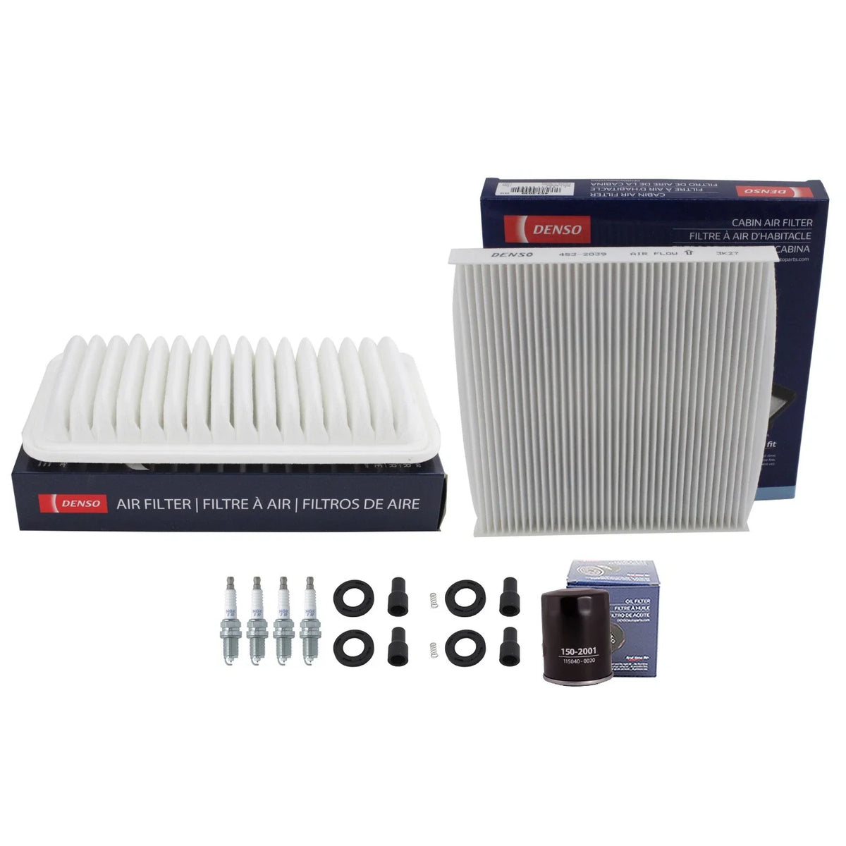 Tune Up Kit with 4 NGK Spark Plugs & Boots for Corolla Matrix (2003–2008)