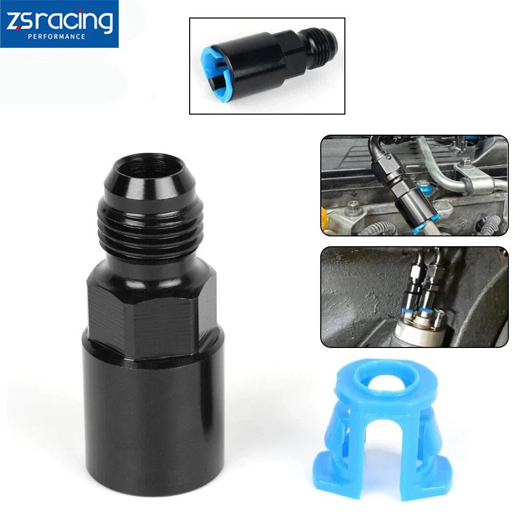 6AN AN6 Fuel Adapter Fitting to 5/16" Quick Connect for LS (W/ Clip)