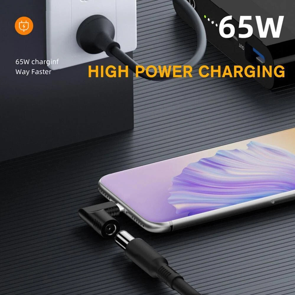 5X USB Type C PD Power Charging Cable Adapter for Laptops