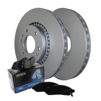 Front Brake Kit 325mm Rotors & Akebono ProACT Pads for Buick Chevy GMC Saab