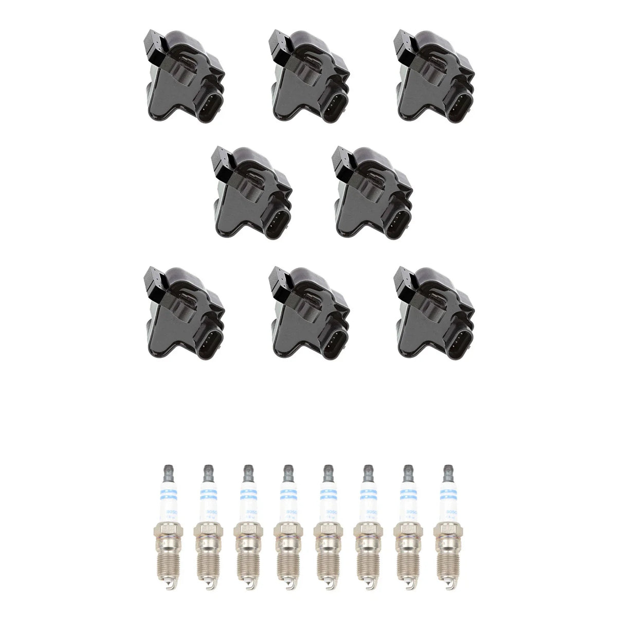 Set of 8 Ignition Coils & Spark Plugs for GMC Sierra 1500 V8