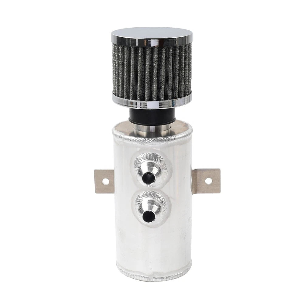 750ml Aluminum Baffled Oil Catch Can Separator with Breather Filter