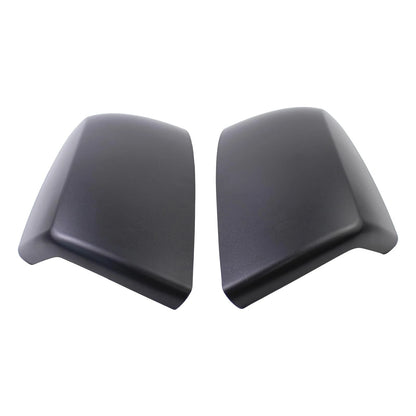 Set of 2 Matte Black Mirror Covers for