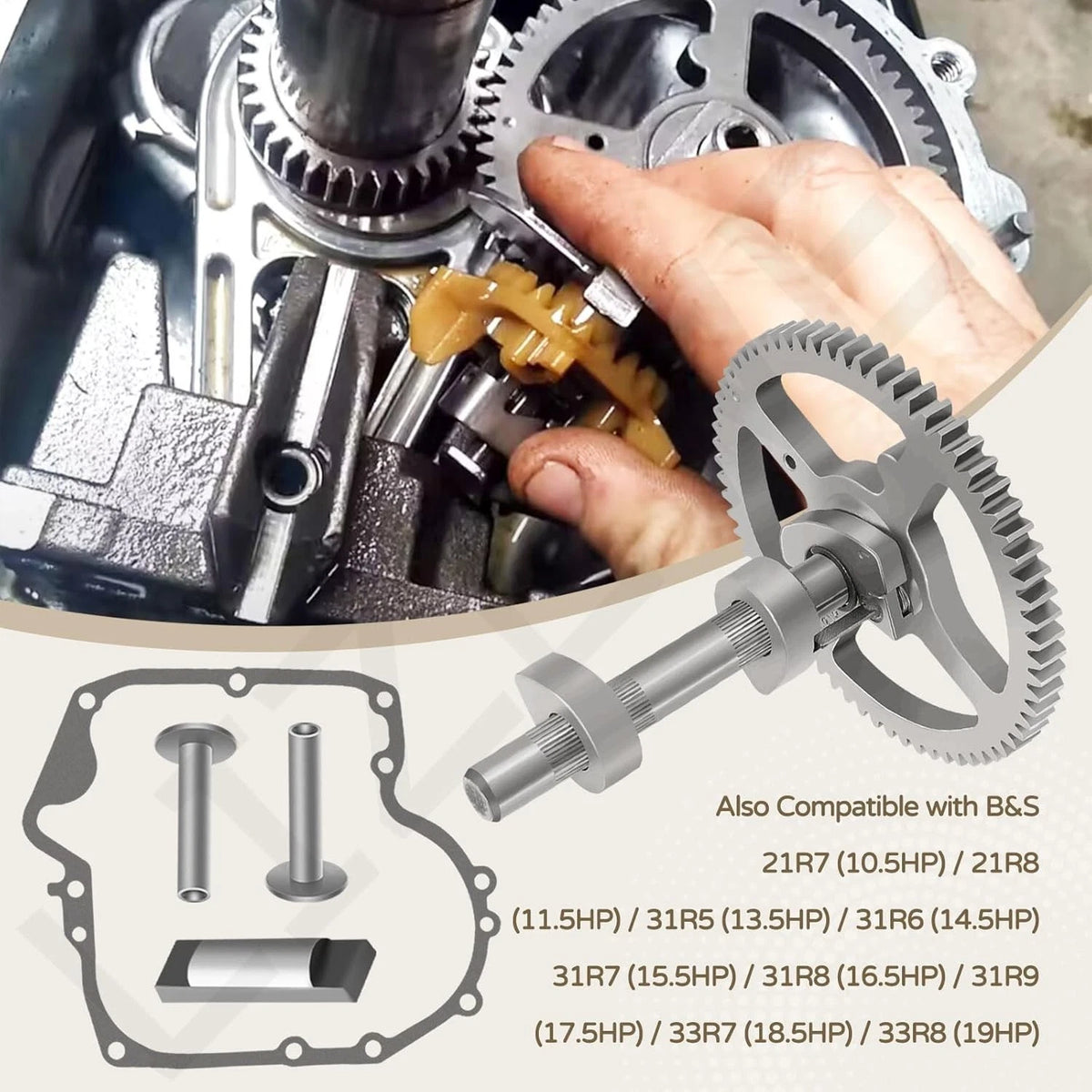 Camshaft Kit with Governor & Oil Slinger for B&S (84005207, 793880, xbskit lzw)