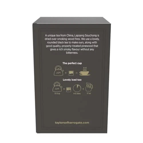 50 Count Lapsang Souchong Black Tea for Taylors of Harrogate