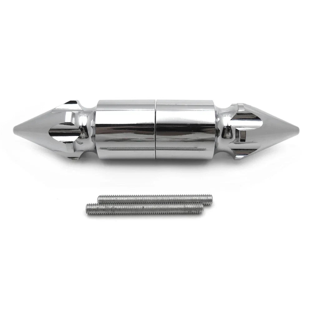 Chrome Spike Bar Ends for Suzuki GSX-R 600 750 1000 1100 (2001–2023)