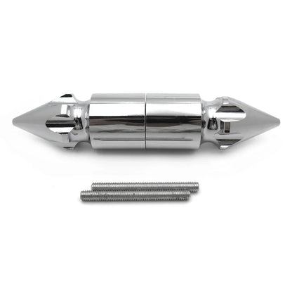Chrome Spike Bar Ends for Suzuki GSX-R 600 750 1000 1100 (2001–2023)