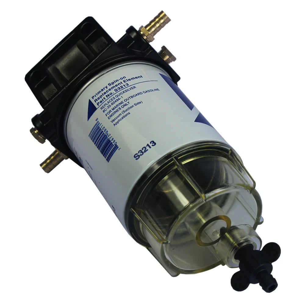 3/8" NPT Water Separating Fuel Filter System S3213 for Marine Outboard Motor