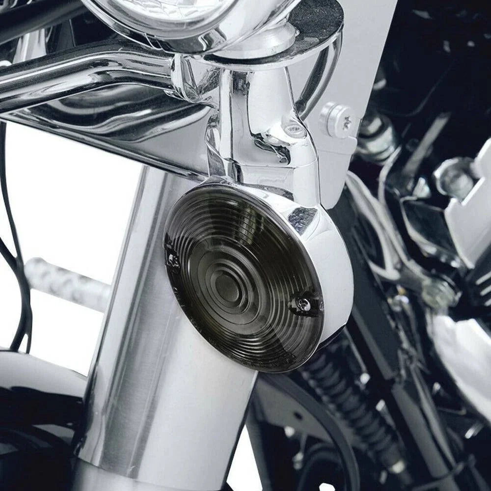 Turn Signal Light Lens Cover Smoke for Harley Touring Electra Glide (2014–2023)