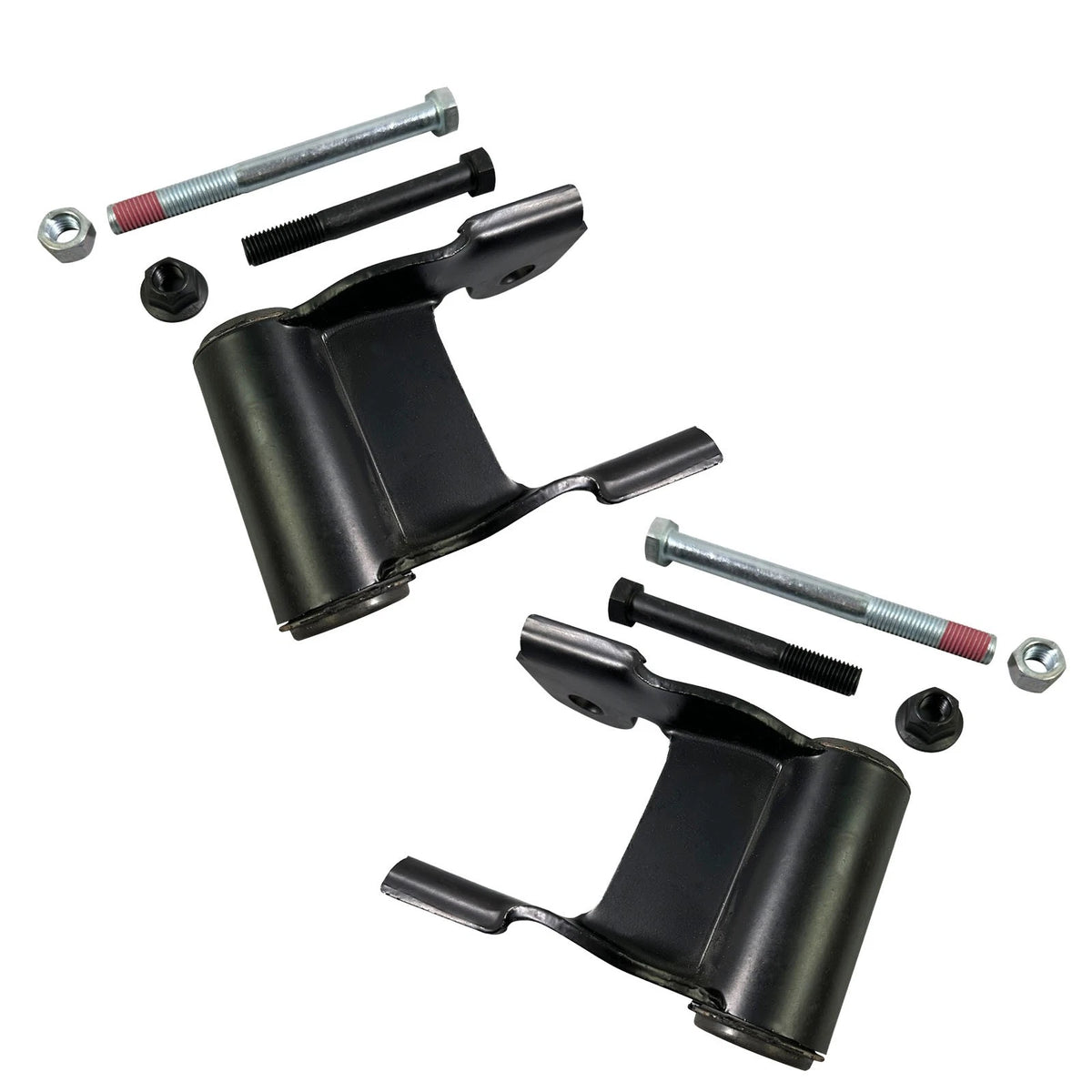 Pair of Rear Leaf Spring Shackle Kits for Chevy Astro GMC Safari (1985–2005) 722-229